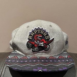 Toronto Raptors Wavy Classic Logo SnapBack Cap